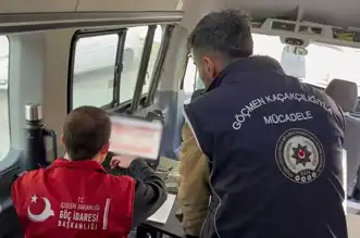 Isparta'da Düzensiz Göç Operasyonu