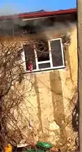 Isparta Yalvaç'ta Ev Yanarak Küle Döndü