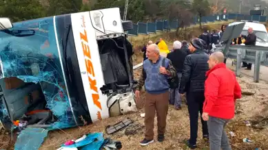 Isparta Eğirdir'de Otobüs Kazası: Yaralılar Var!